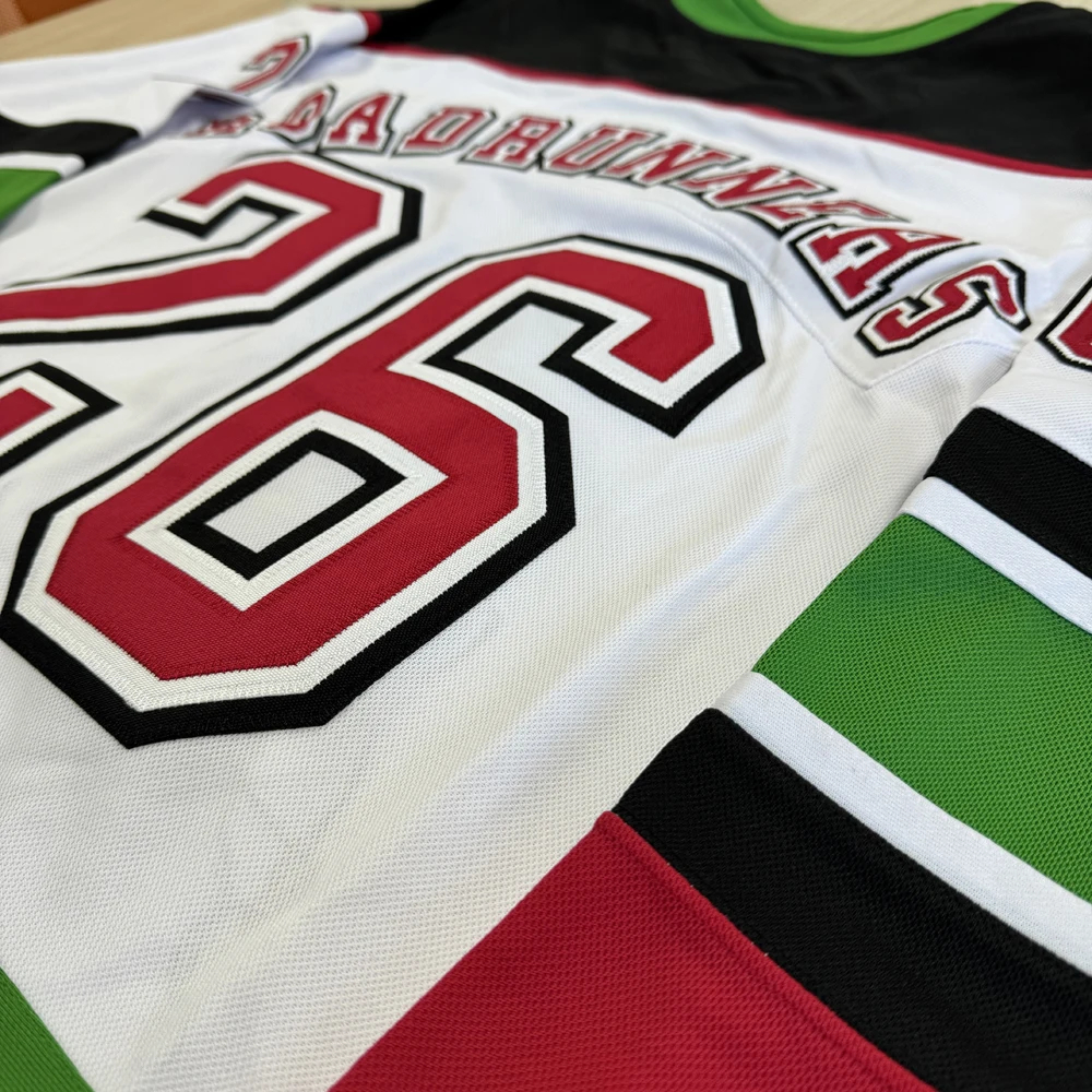 Custom Embroidered Ice Hockey Jersey – rPET Polyester Tackle Twill 3