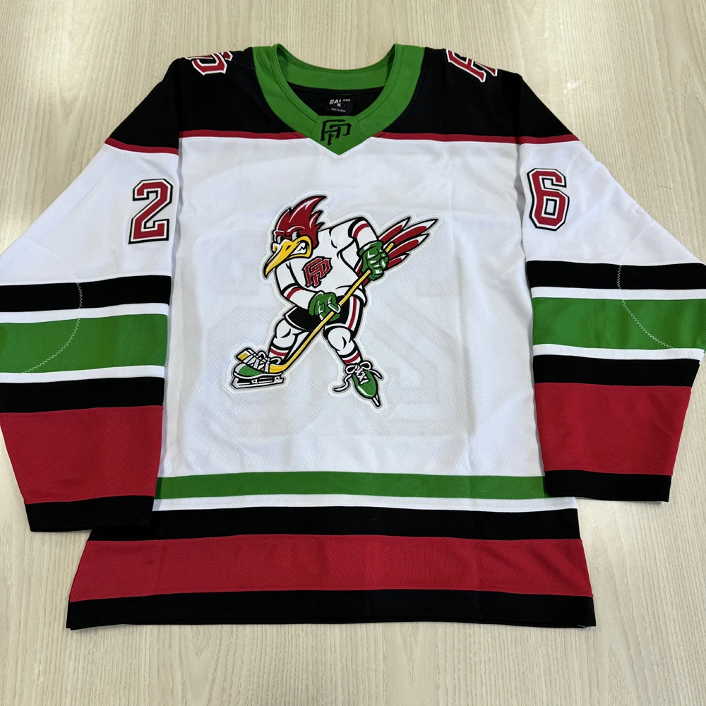 Custom Embroidered Ice Hockey Jersey – rPET Polyester Tackle Twill 4