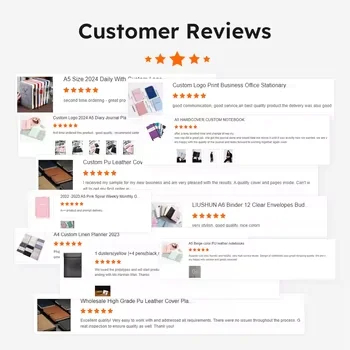 A5/B5 Leather Spiral Binder Journal with Zipper and Planner 6