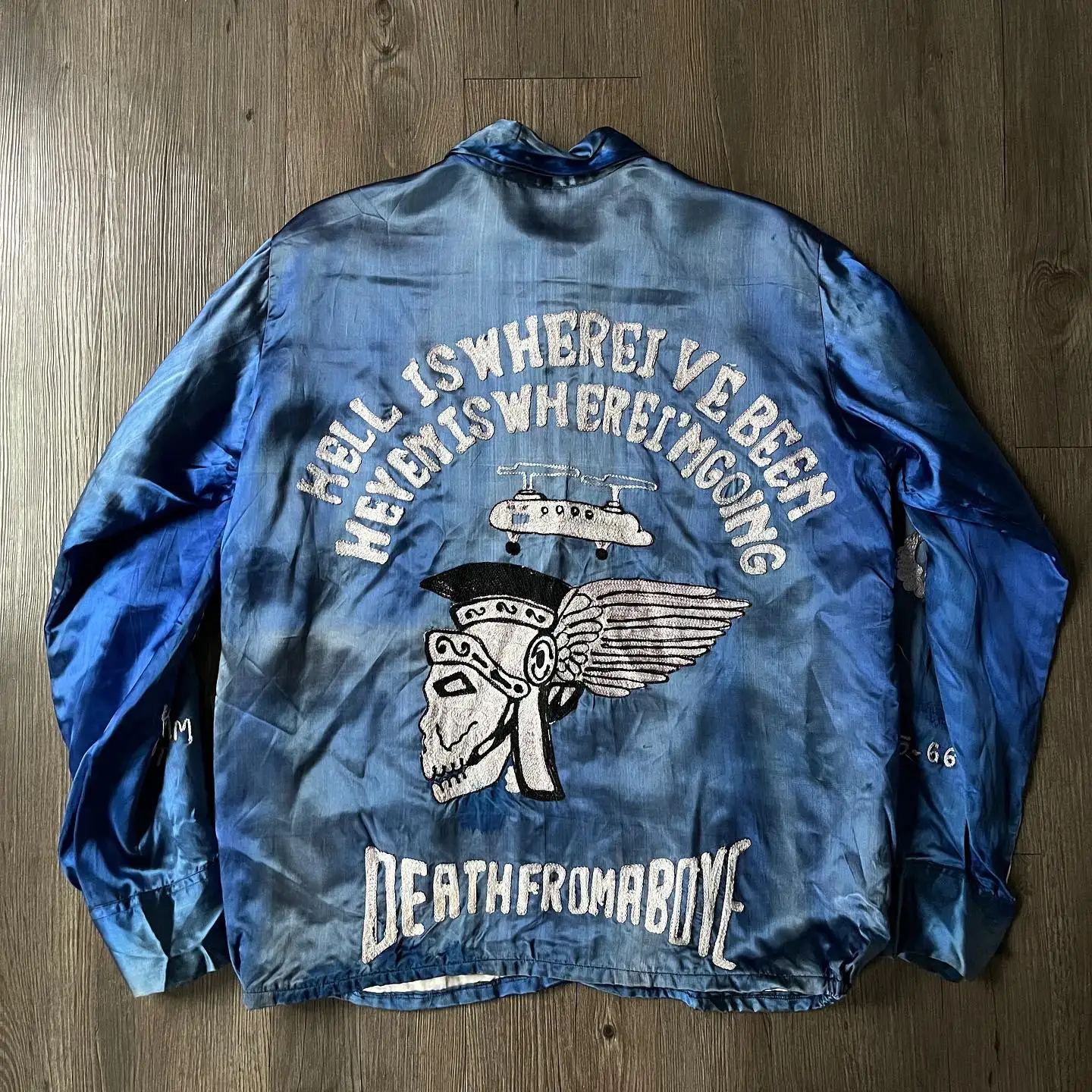 Custom Embroidered Satin Jacket 2