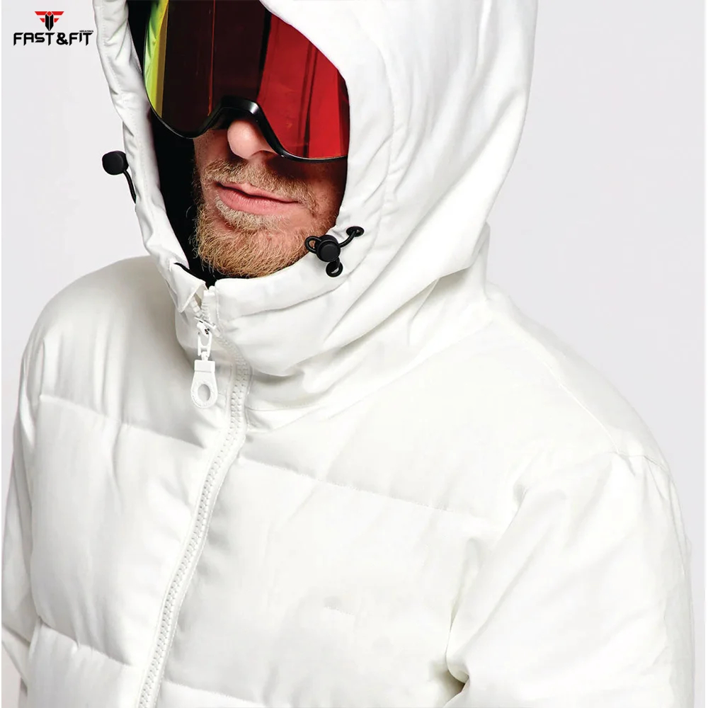 Eco-Friendly rPET Waterproof Ski Suit Plus Size Breathable Snowboard Gear 5