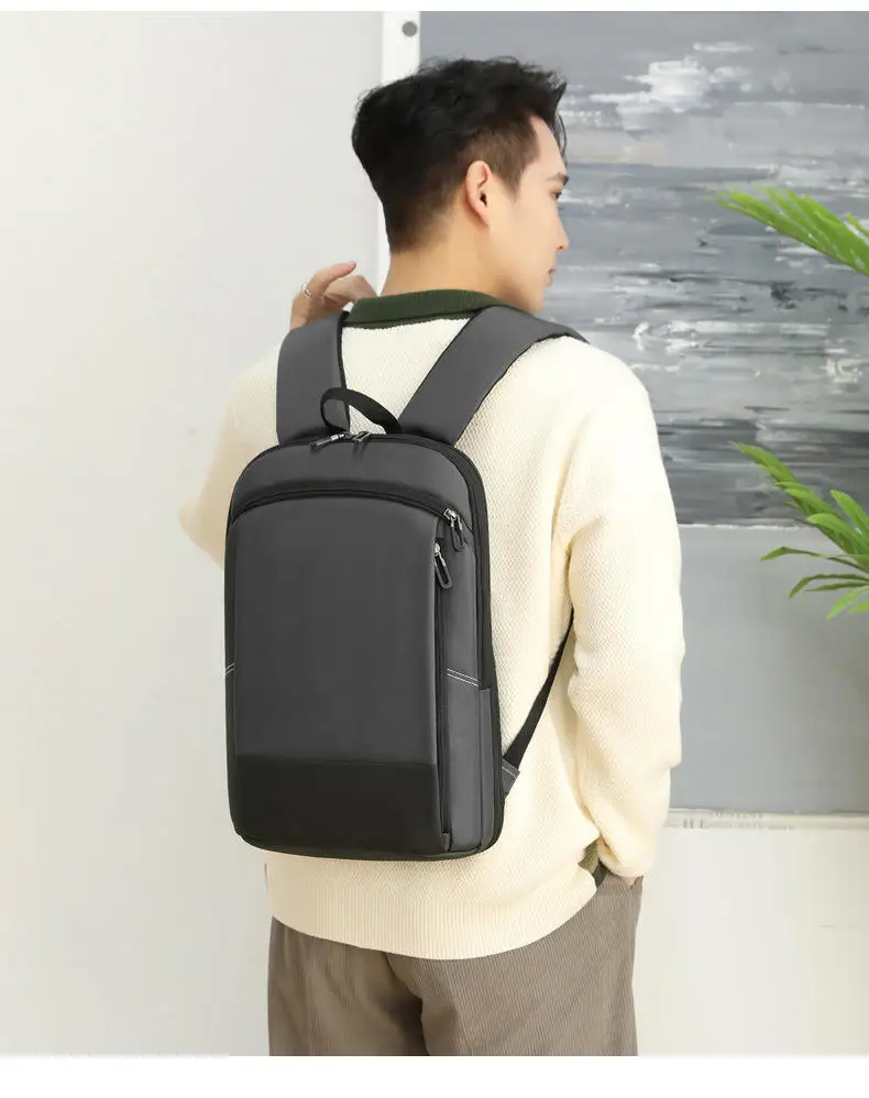 Men's Waterproof Nylon Laptop Backpack with Custom Logo 0|