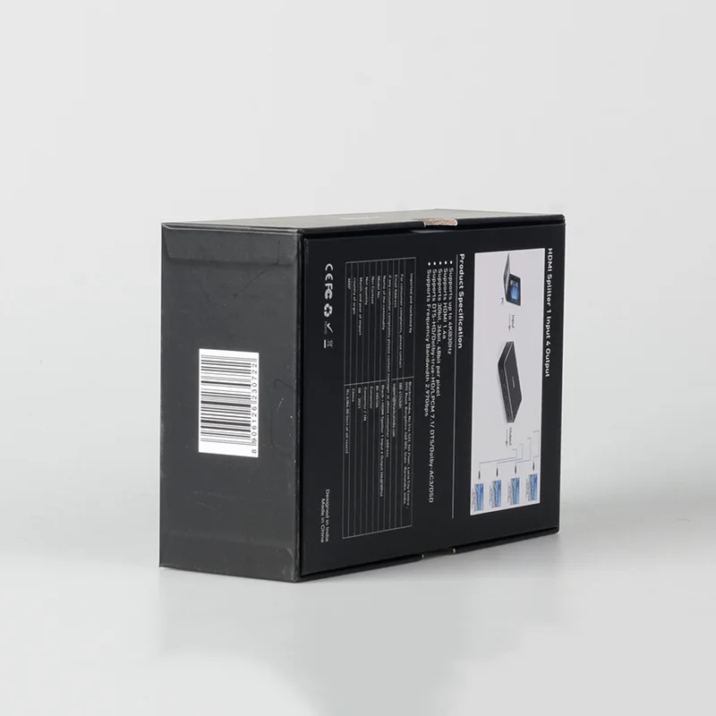 Custom Black Corrugated Boxes for Shoes & Clothes 3