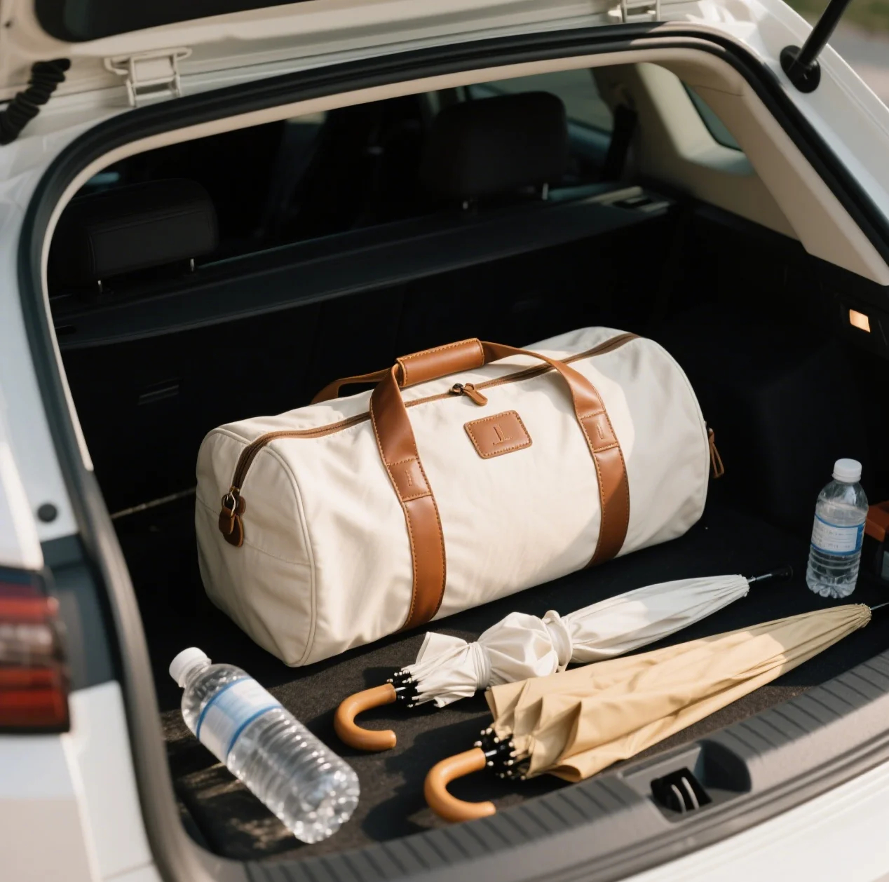 Eco-Friendly Unisex Large Waterproof Duffel Bag with Shoe Compartment 3