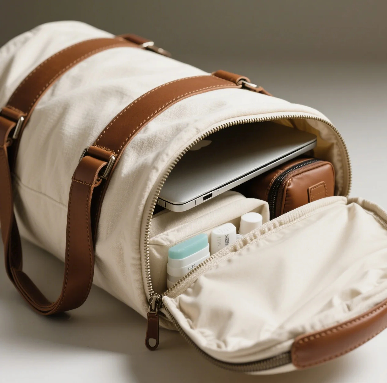 Eco-Friendly Unisex Large Waterproof Duffel Bag with Shoe Compartment 5