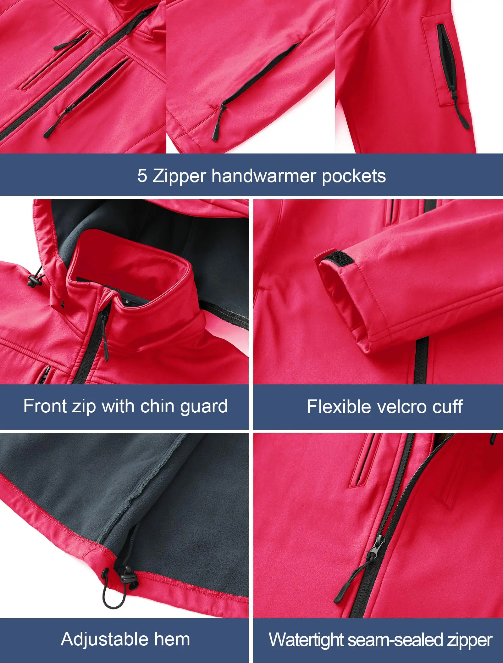 Eco-Friendly rPET Windproof Waterproof Assault Jacket - rPETPolyester/Nylon 2