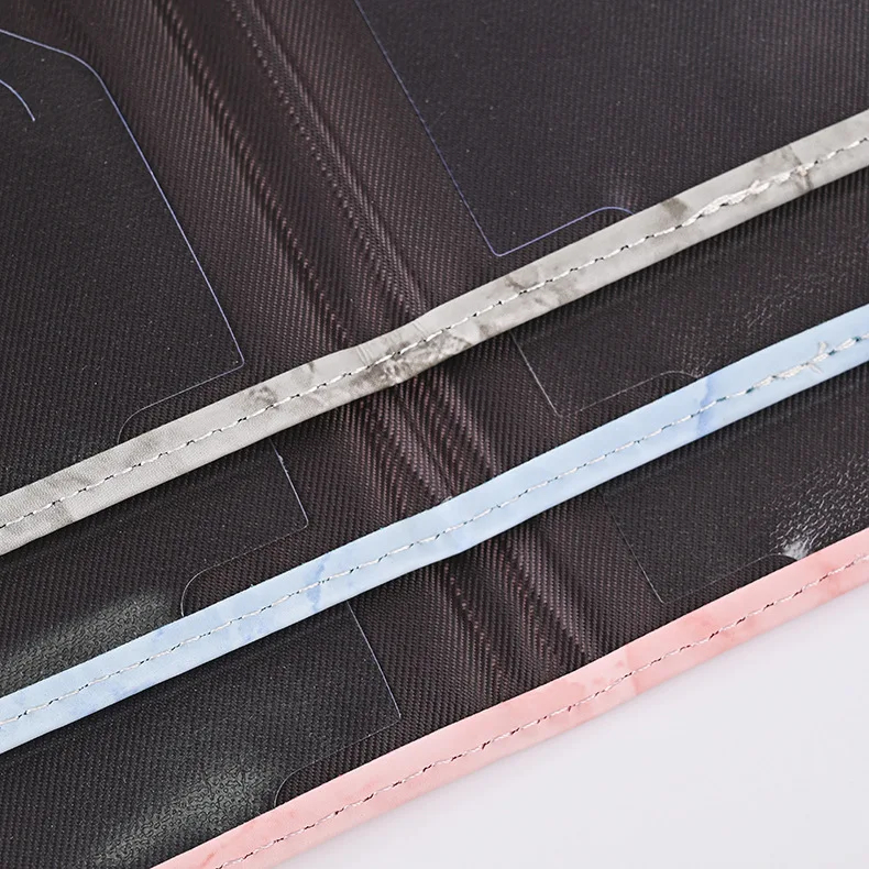 Eco-Friendly Marble Vegan Leather Passport Cover Wallet - Multiple Colors 14