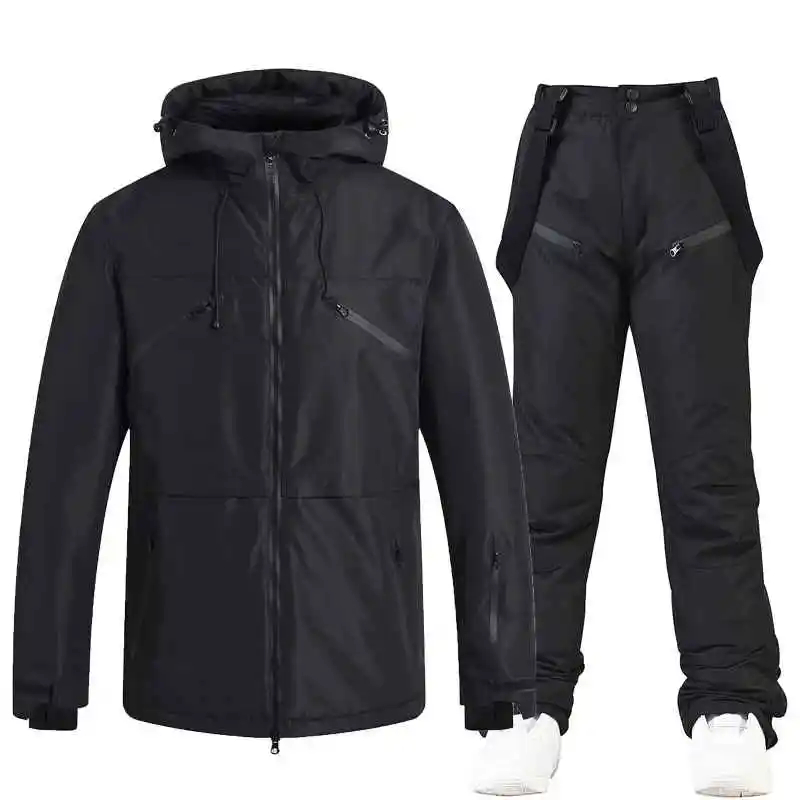 Eco-Friendly rPET Unisex Waterproof Ski Suit Set - Jacket & Pants for Snowboarding and Skiing 3