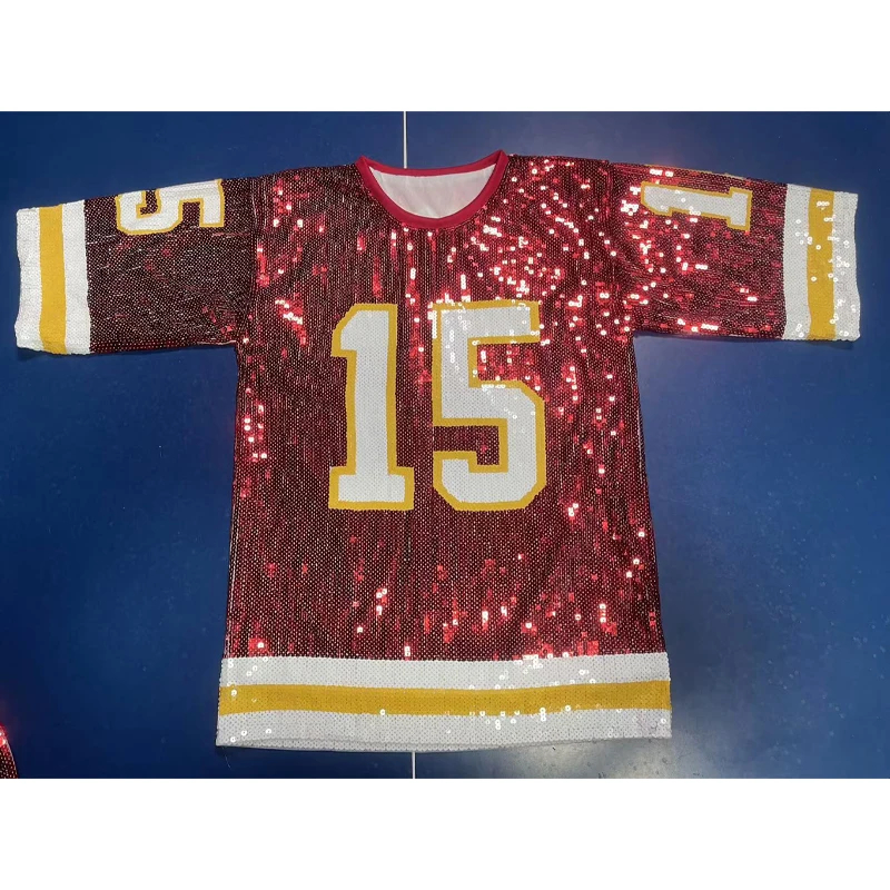 Eco-Friendly rPET Custom Sequin Jersey Dress 2