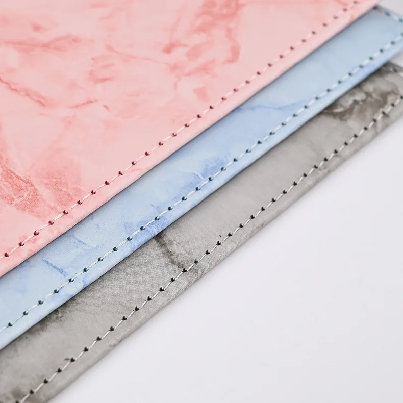 Eco-Friendly Marble Vegan Leather Passport Cover Wallet - Multiple Colors 12