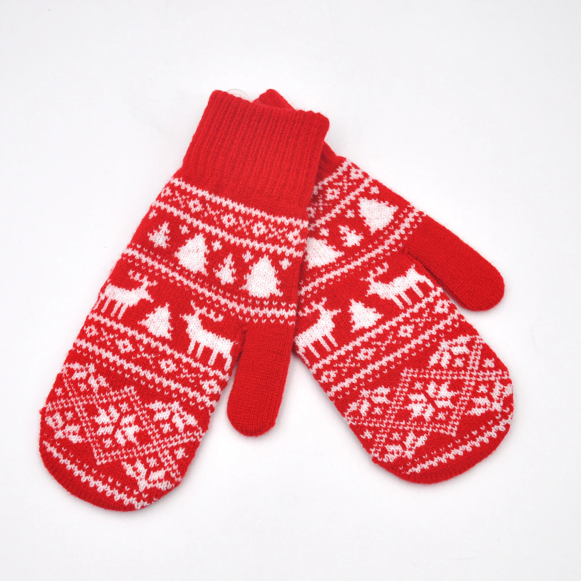 Eco-Friendly Recycled Acrylic Knitted Winter Gloves 3