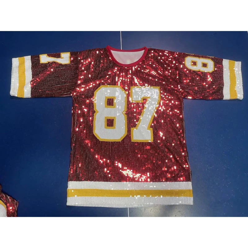 Eco-Friendly rPET Custom Sequin Jersey Dress 3