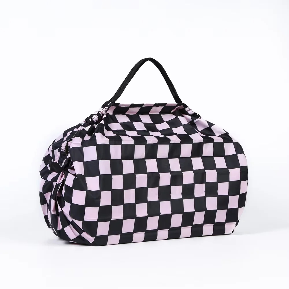 Eco-Friendly Reusable rPET Nylon Grocery Tote Bags 4