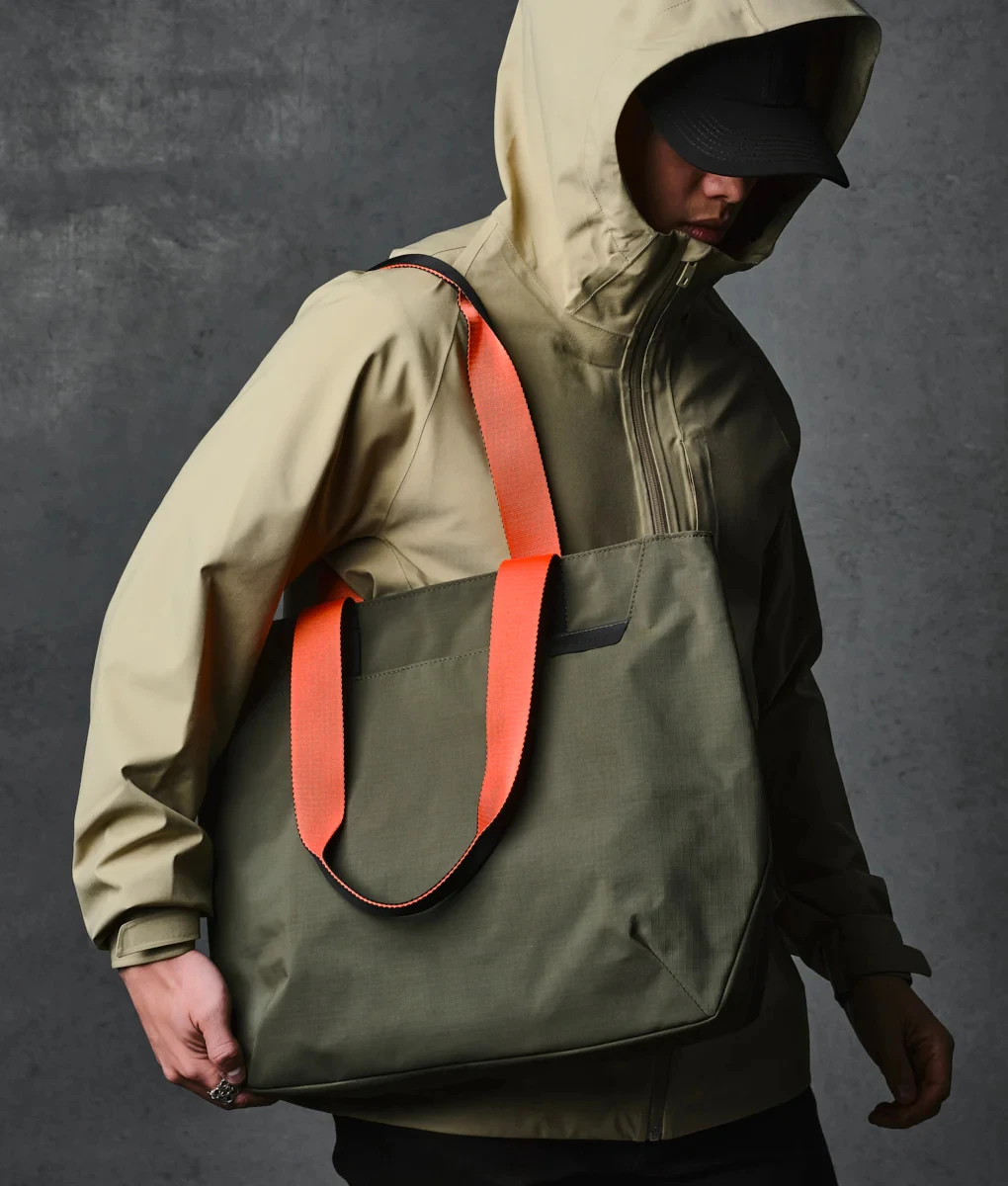 Eco-Friendly rPET Nylon Shoulder Bag Waterproof Tote Large Capacity Handbag 0|