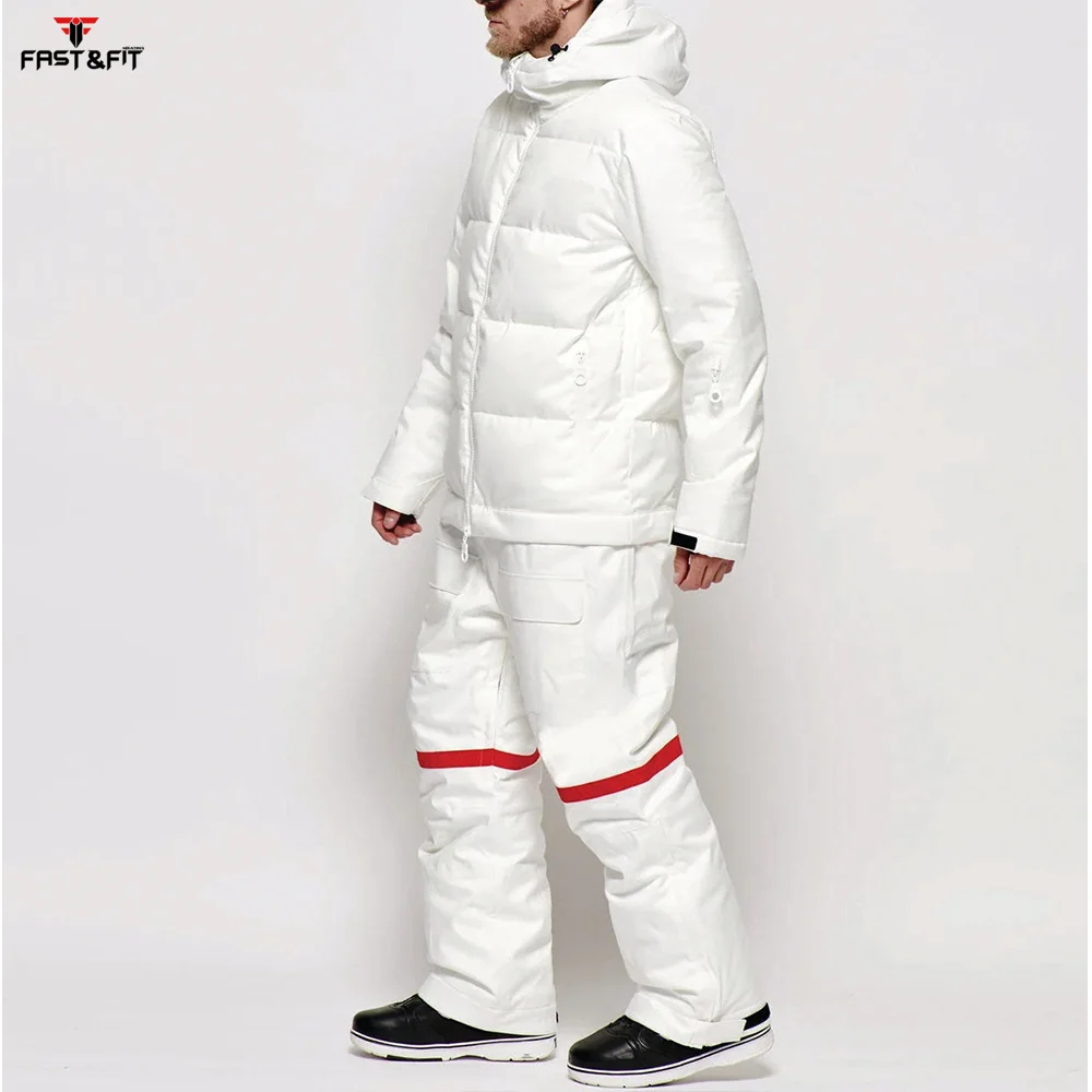 Eco-Friendly rPET Waterproof Ski Suit Plus Size Breathable Snowboard Gear 2