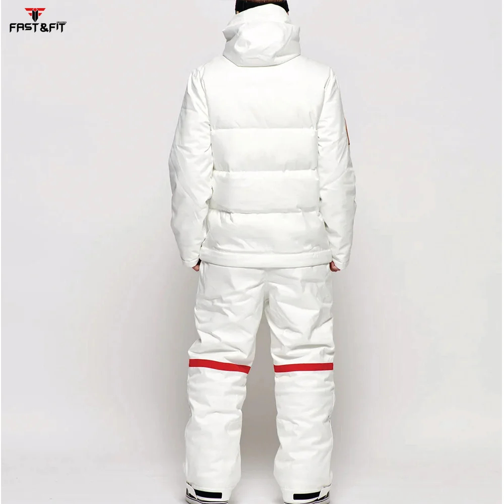 Eco-Friendly rPET Waterproof Ski Suit Plus Size Breathable Snowboard Gear 3