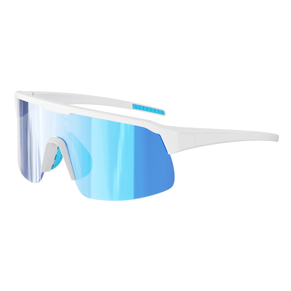 TR90 Sport Cycling Sunglasses UV400 Windproof Mirrored Lenses 6