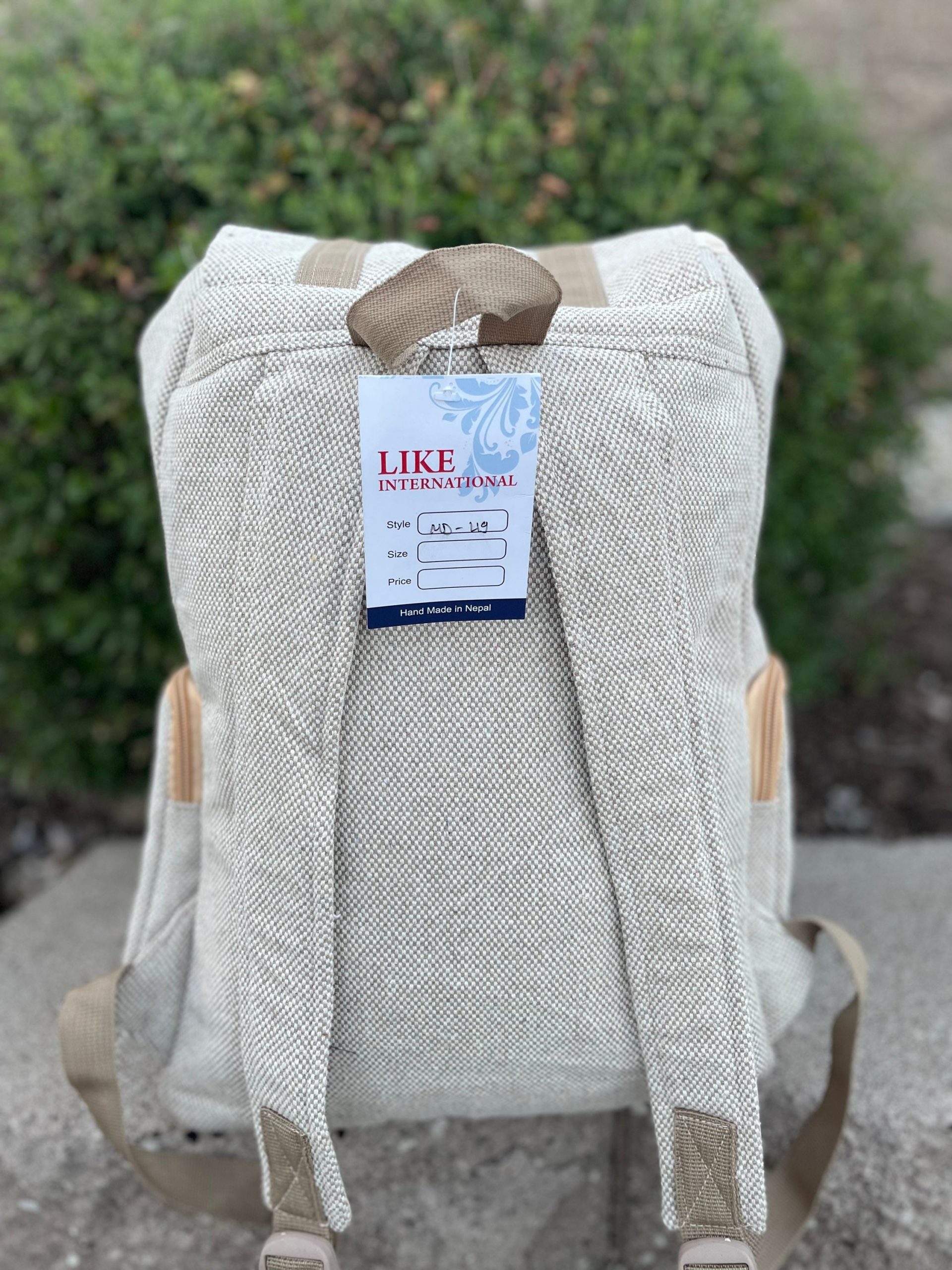 Custom Eco Hemp Backpack