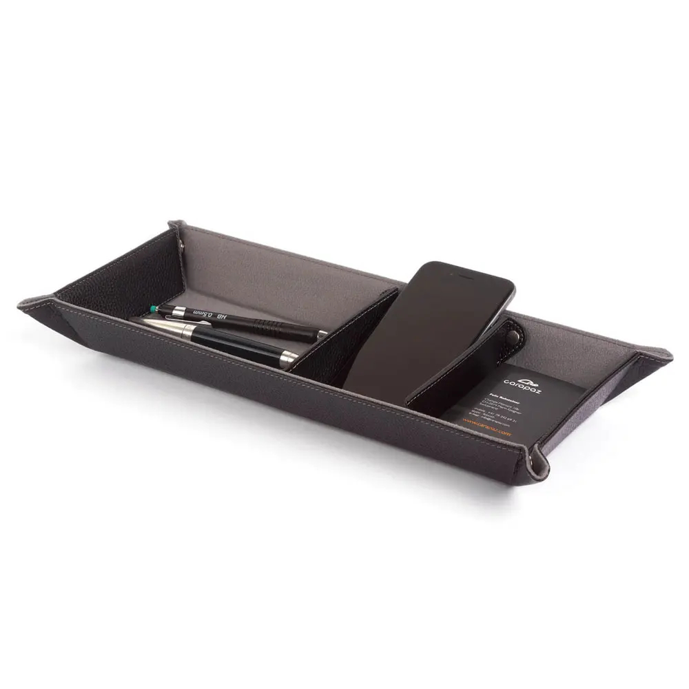 Custom Corporate Valet Tray Full Leather Yield Essential