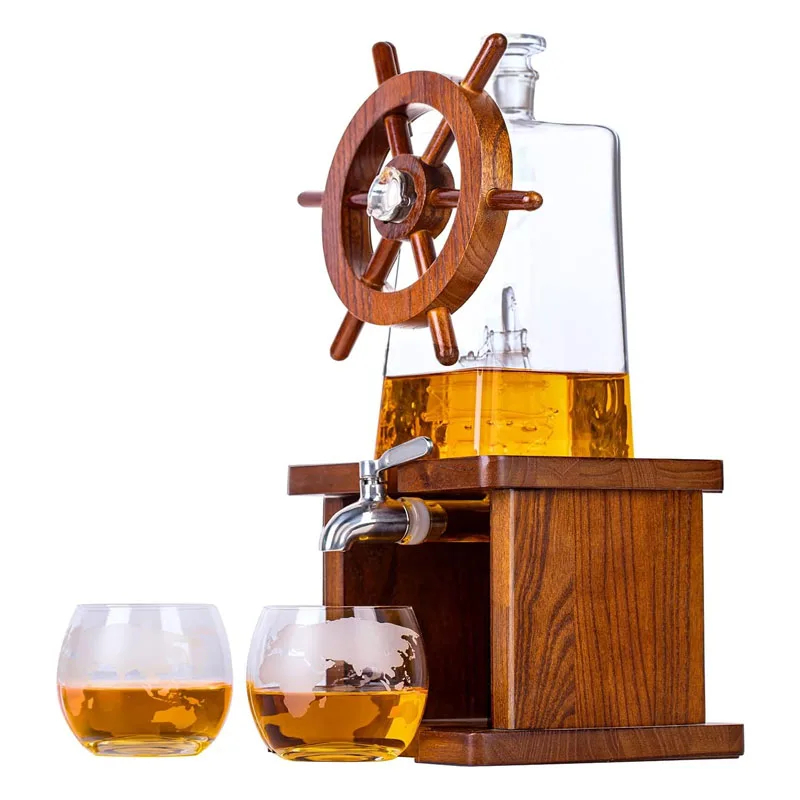 Custom Engraved Whiskey Decanter Set Nexus Essential