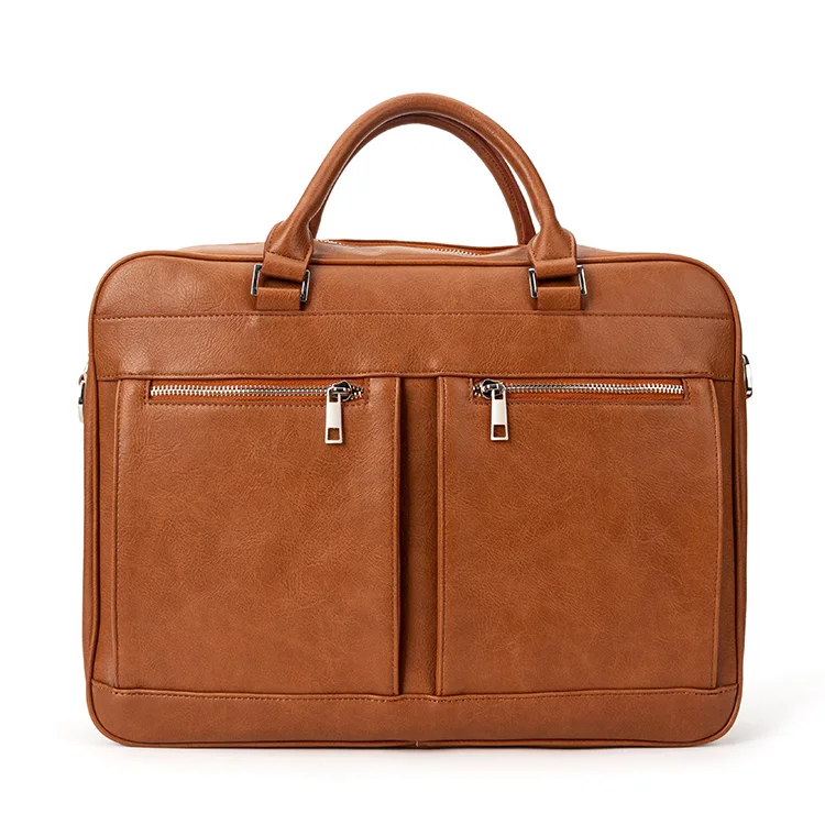 Custom Full Grain Leather Executive Briefcase Arizona Essential