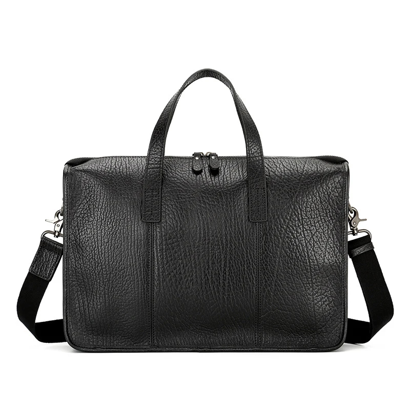 Custom Full Grain Leather Executive Briefcase Nexus Essential