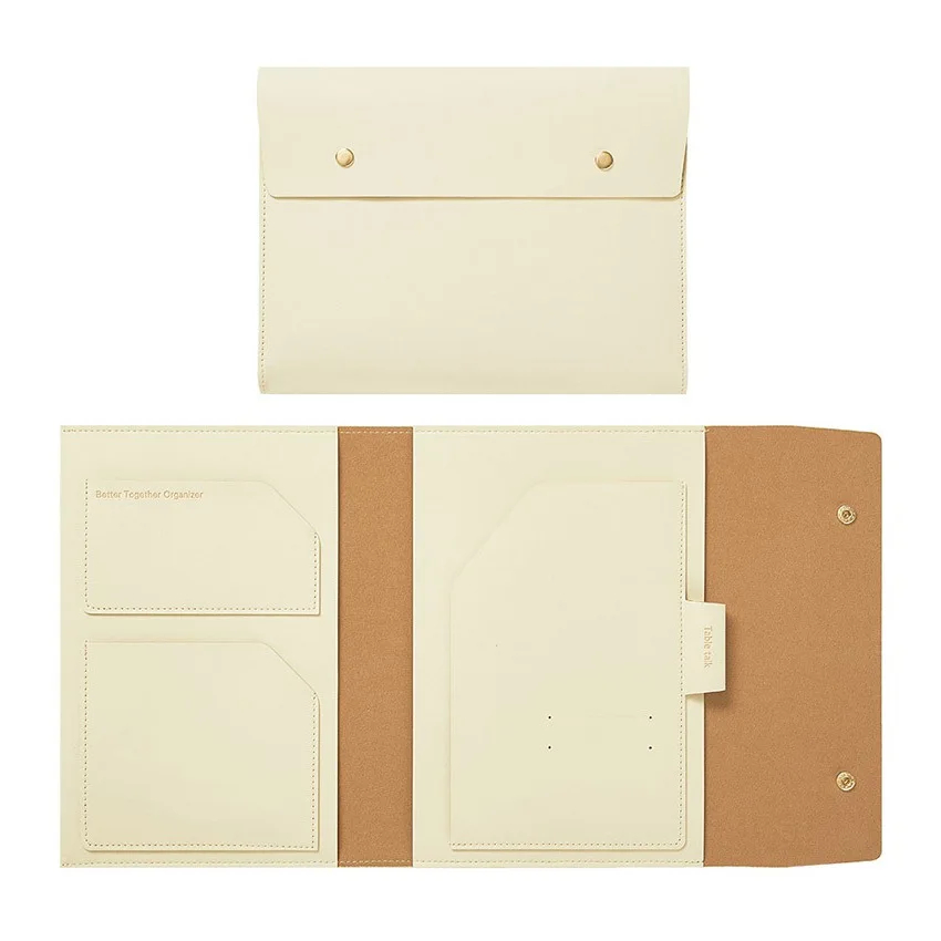 Custom Premium Vegan Leather Portfolio Yield Essential