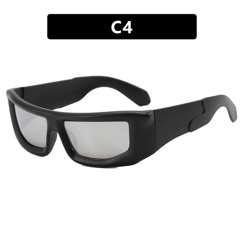 Custom Rectangular Frame Sunglasses Y2k Essential