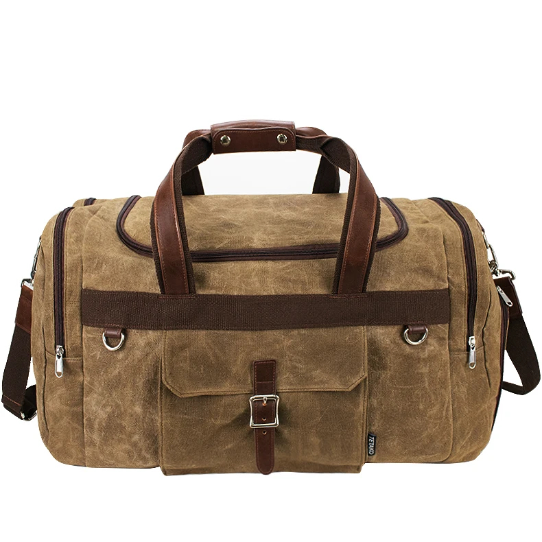 The Arizona Collection Custom Waxed Canvas Travel Duffel