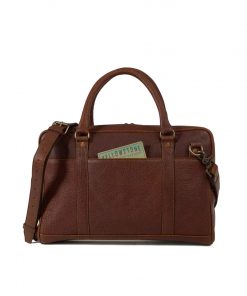 Custom Full-Grain Leather Executive Briefcase - Yield Essential