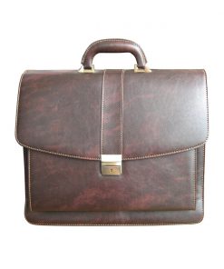 Custom Full-Grain Leather Executive Briefcase - Valor Essential