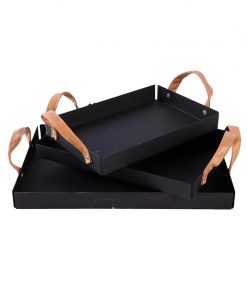 Custom Corporate Valet Tray Leather - Nexus Essential