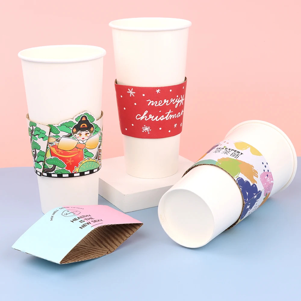 Custom Coffee Cup Sleeves 10000 Pcs Minimum