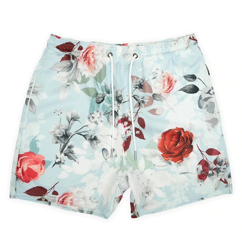 Custom Sublimation Mesh Shorts Rpet Polyester Eco Friendly