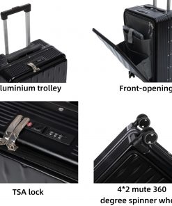 Aluminum carry-on luggage - Valor Essential