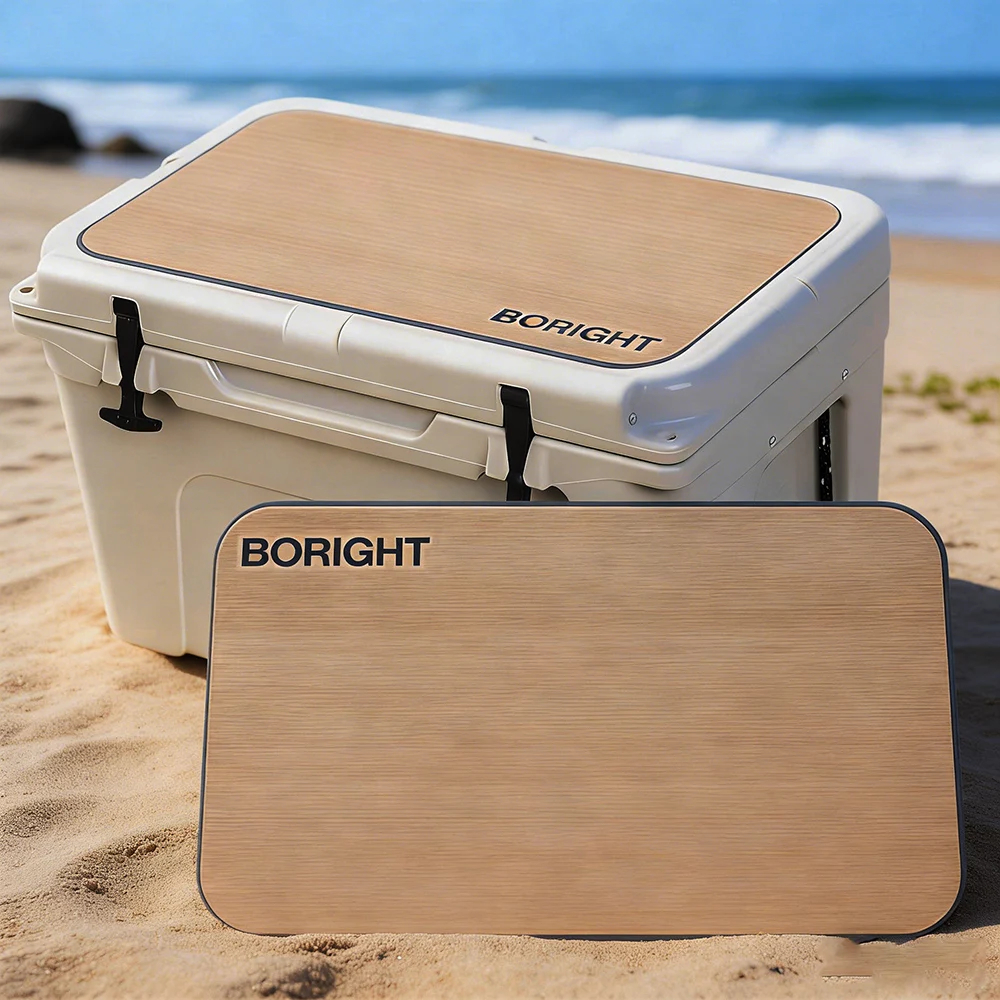 Custom Eva Foam Non Slip Cooler Top Pad Eco Friendly Marine Grade Waterproof Traction Mat For Yeti Rotomolded Coolers