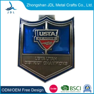 3D Rubber Airplane-Label Metal Golf Luggage Bag Tag