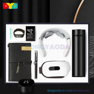 6-in-1 Wellness & Office Gift Set (Tumbler, Massager, Fitness Tracker, Eye Massager, Notebook, Pen)