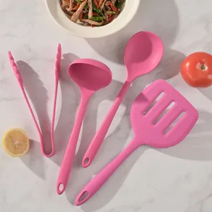 Anti-Slip Heat-Resistant Silicone Kitchen Utensil Set