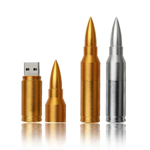 Bullet-Shaped USB Flash Drive, 128GB