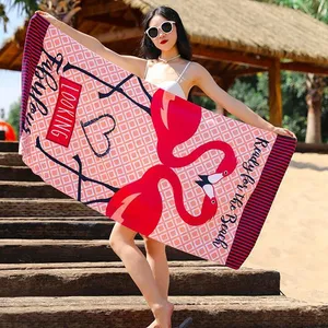 Certificated Microfiber Beach Towel, Custom Printing