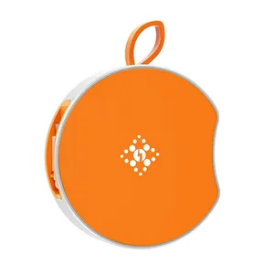 Creative Desk Wireless Charger with Retractable Earphone Cable