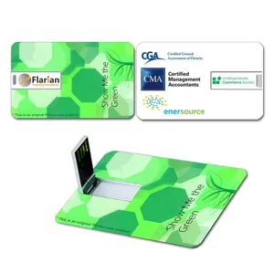 Custom Logo Card-Style USB Flash Drive