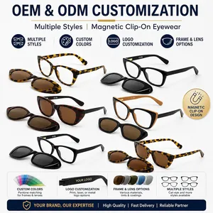 Custom Logo Ladies Magnetic Cat Eye Sunglasses, UV400 Promotional