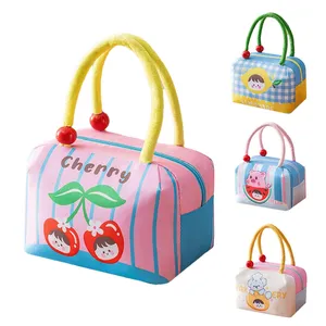 Eco-Friendly Cartoon Large-Capacity Insulated Cooler Lunch Bag