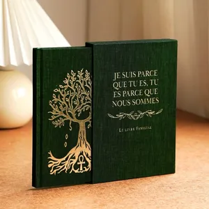 Linen Cover Customized Logo Journal Fabric Planners Notebooks The Mental Health Journal