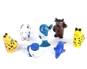 Smile Face Water Drop-Shaped PU Foam Anti-Stress Ball