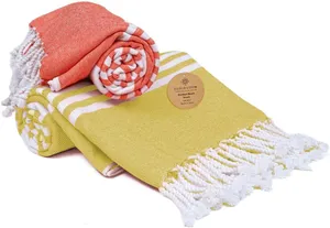 Turkish Cotton Beach Towel, Embroidery Peshtemal