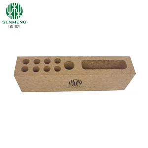 Wholesale Cork Pen Holder Natural Eco Friendly Custom Desk Organizer