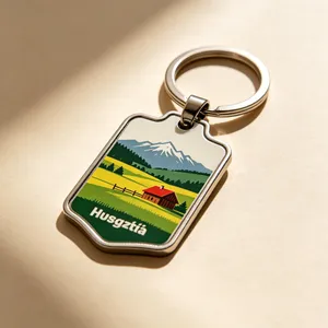 Wholesale Custom Logo Vintage Cartoon Carabiner Keychain Soft Enamel Charm Colorful Metal Key Chain Gifts Souvenirs